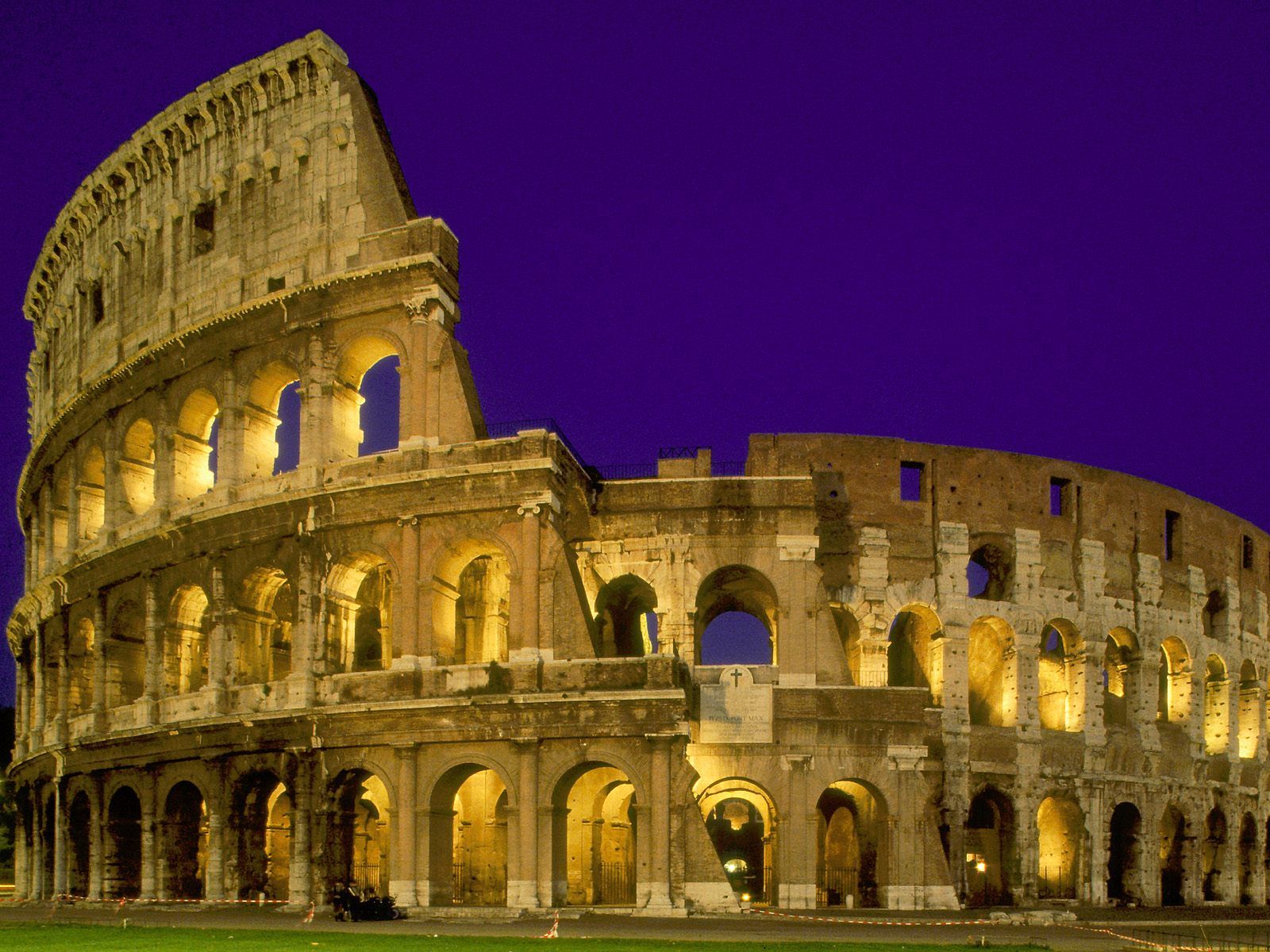 The Coliseum At Night Rome Italy Picture The Coliseum At Night Rome