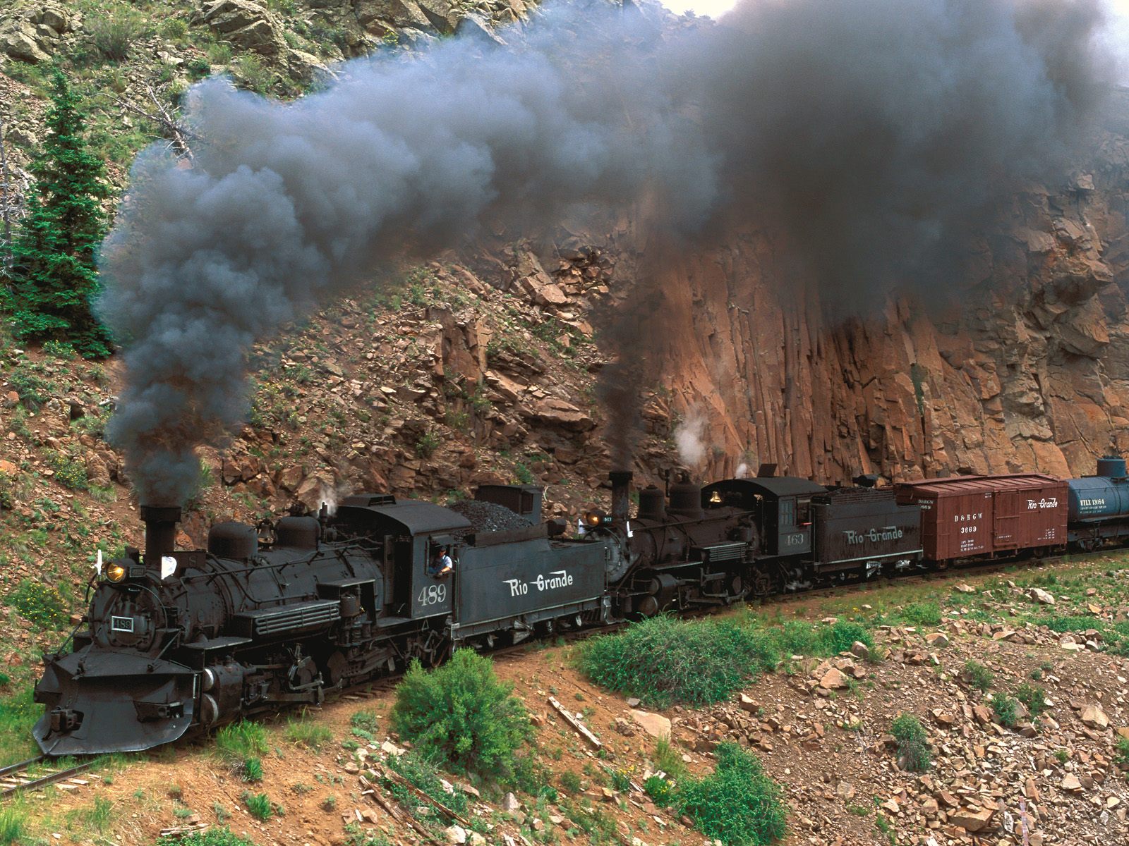 Cumbres and Toltec Steam Train Colorado