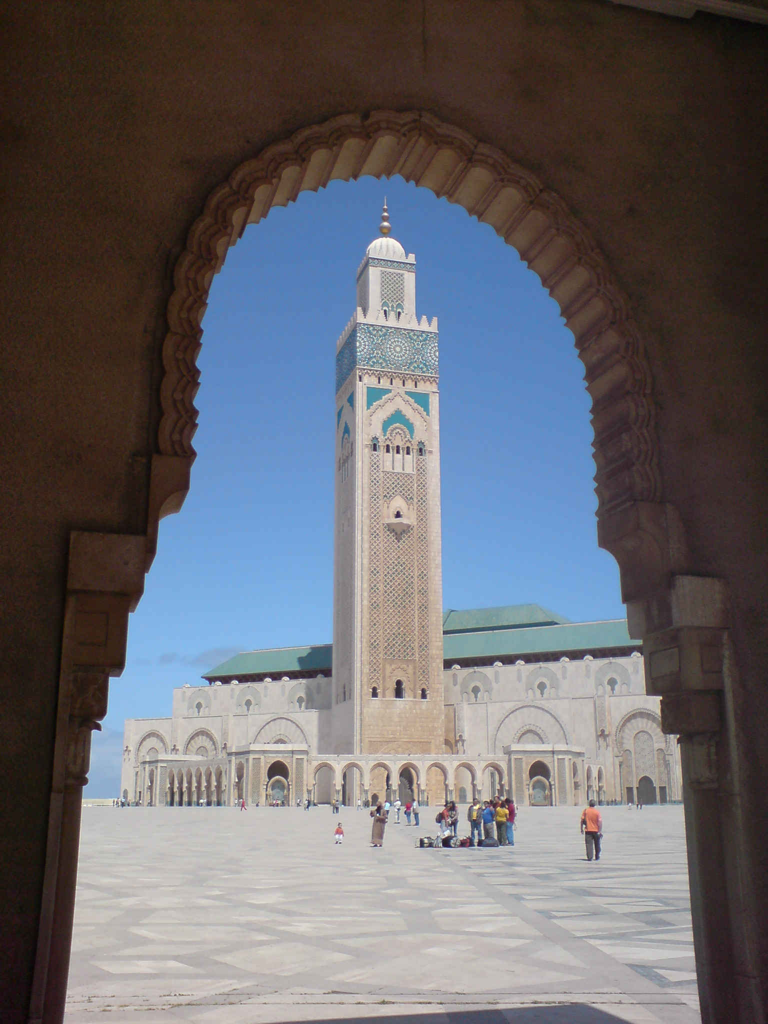 Beautiful Hassan II Mosque in Casablanca Morocco