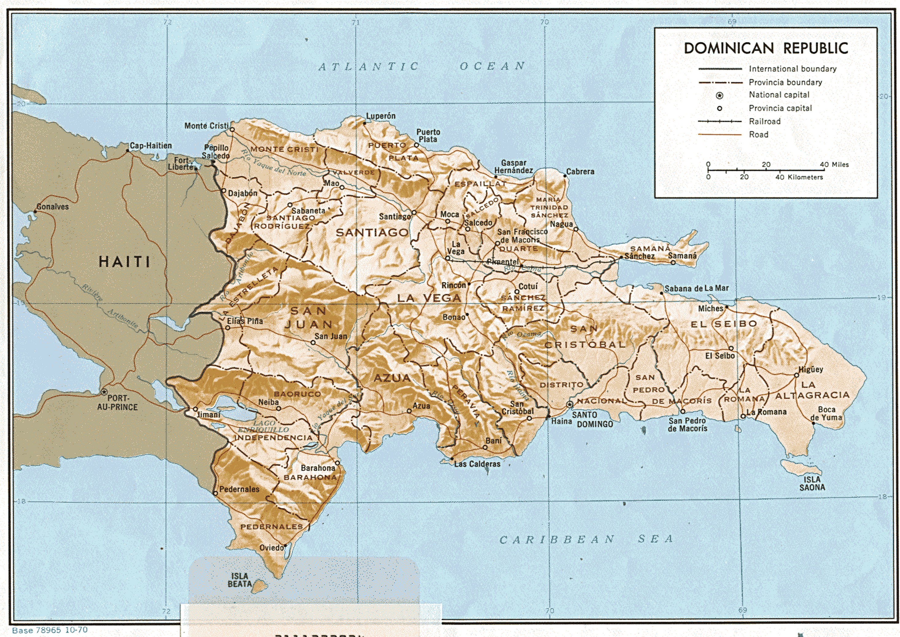 dominican republic harita