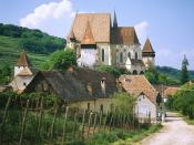 Saxon Fortified Church of Biertan Near Sighisoara Transylvania