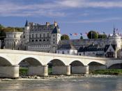 Chateau d'Amboise and Bridge Loire Valley France