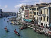 The Grand Canal of Venice Italy
