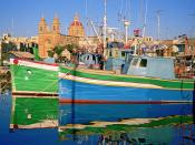 Fishing Boats Marsaxlokk Malta