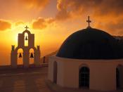 Kimis Theotokov Church Santorini Cyclades Islands Greece