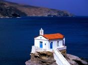Thalassini Church Cyclades Islands Greece