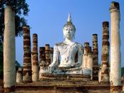 Meditation is Key Wat Mahathat Sukhothai Thailand 1600x1200