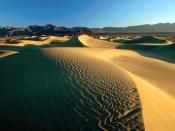 Mesquite Flat Sand Dunes Death Valley Californ