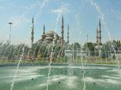 Famous Blue Mosque of Istanbul Turkey