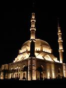 mosque shot at night