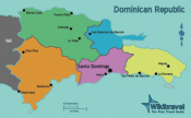 Dominican Republic Regions Map